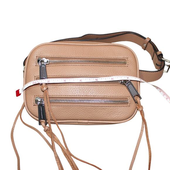Rebecca Minkoff Tan Leather 3 Zip Belt Bag - Picture 9 of 12